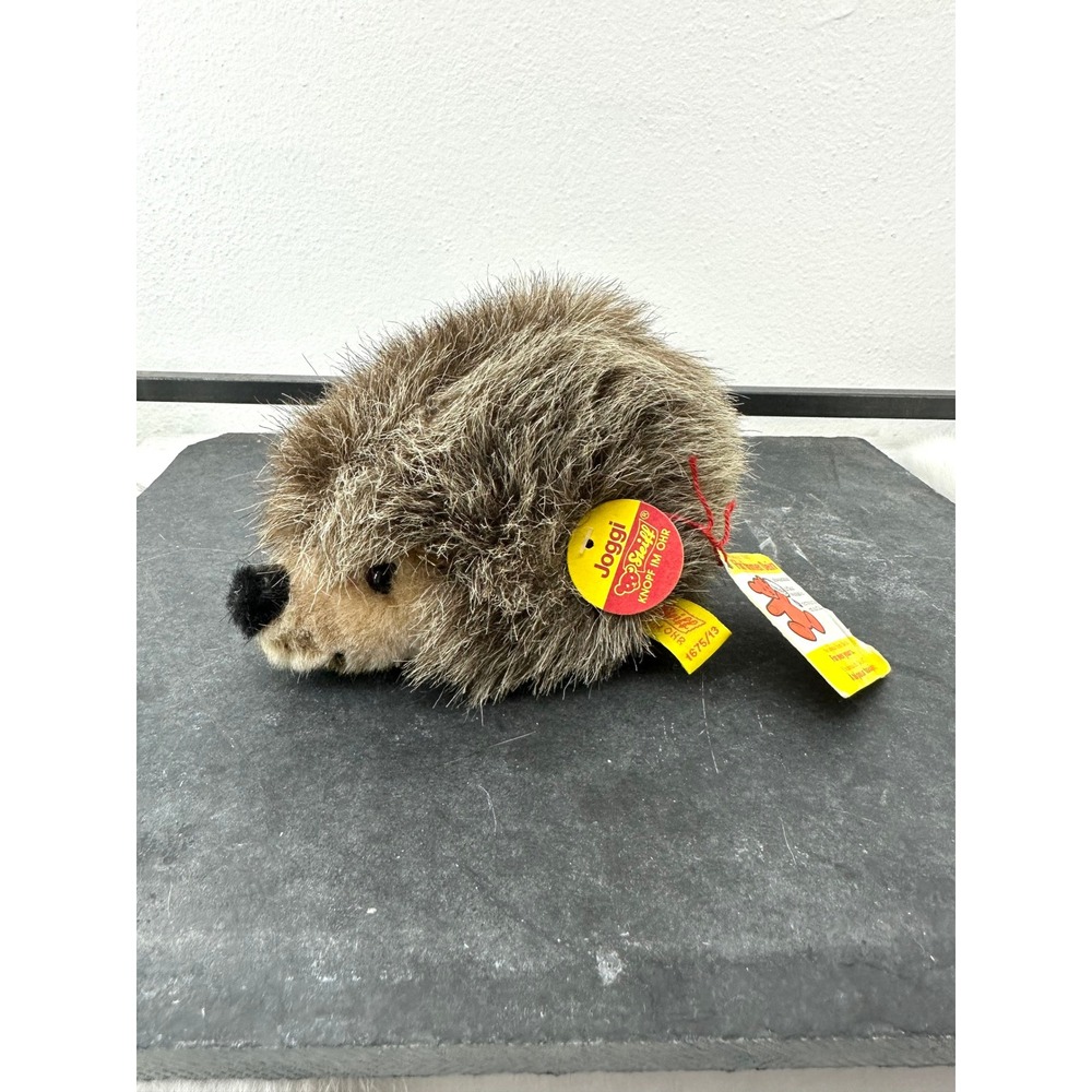 Steiff Joggi Hedgehog vintage 80s small‎ stuffed plush 1675/13